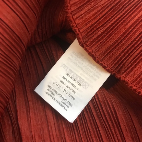 NWT Madewell Nicole Pleated Ruffle Tank- orange - Picture 7 of 7